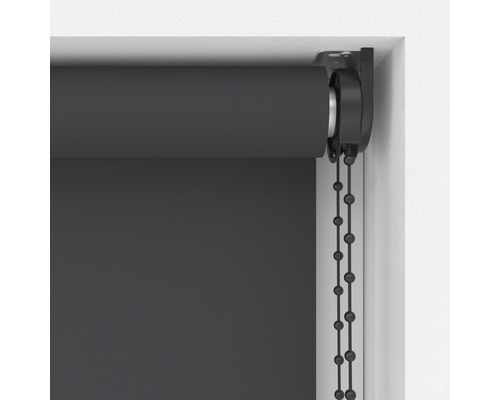Soluna daglichtrolgordijn met kleurgecoördineerd mechanisme 60x190 cm T24 zwart
