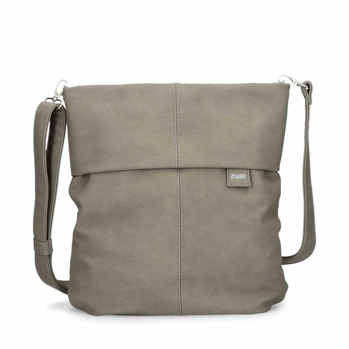ZWEI Umhängetasche Khaki Lederimitat