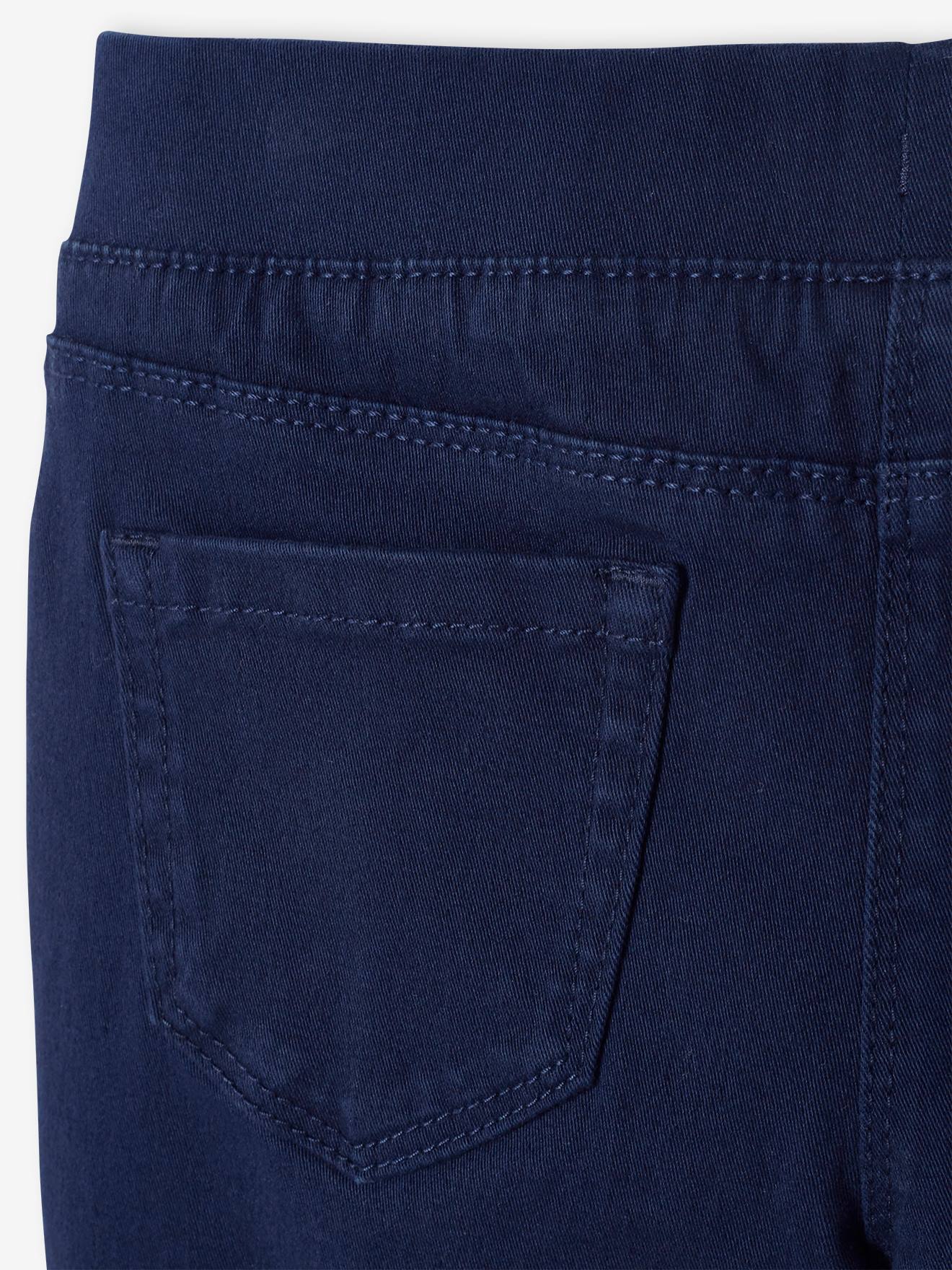 Calças legging coloridas para meninas, cor marrom claro lisa