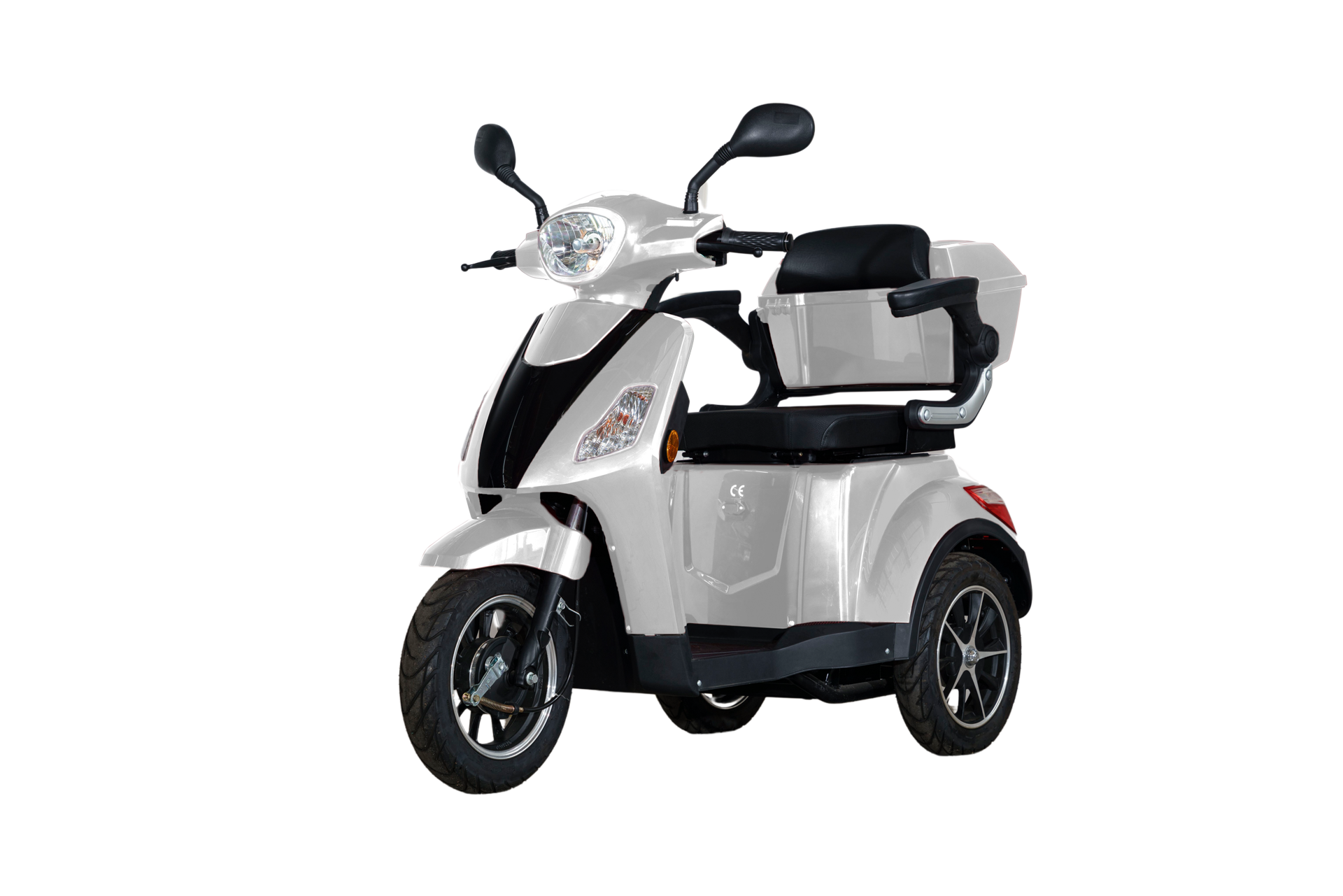 Stormborn R3 Elektro-Dreiradroller 25 km/h silber