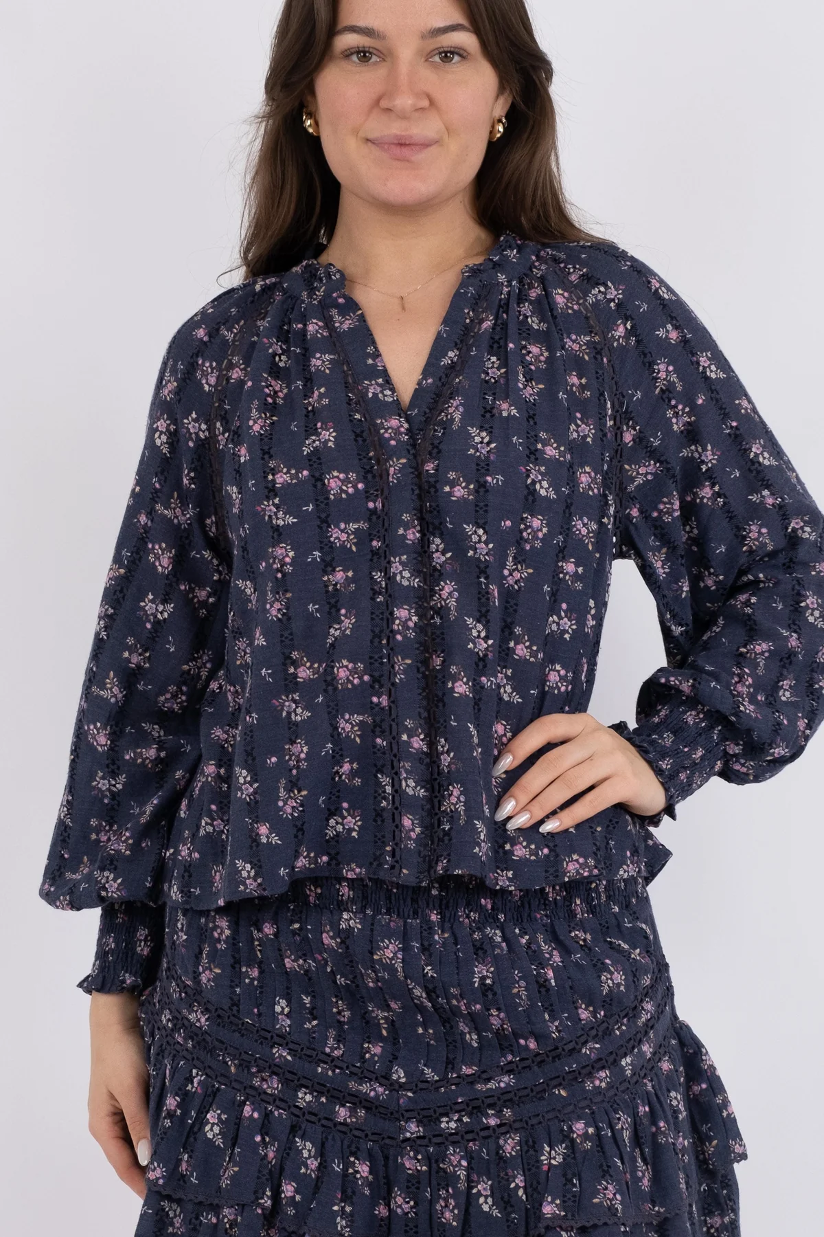 Neo Noir Stimma Delicate Floral Blouse