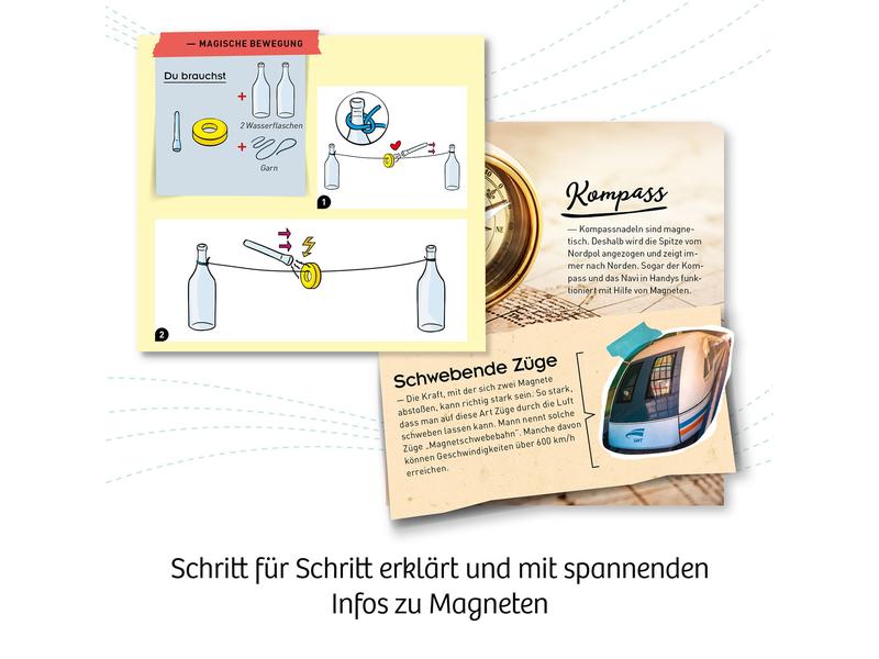 Kosmos Experimentierkasten Magnet-Spass Spiele mit unsichtbaren Kräften