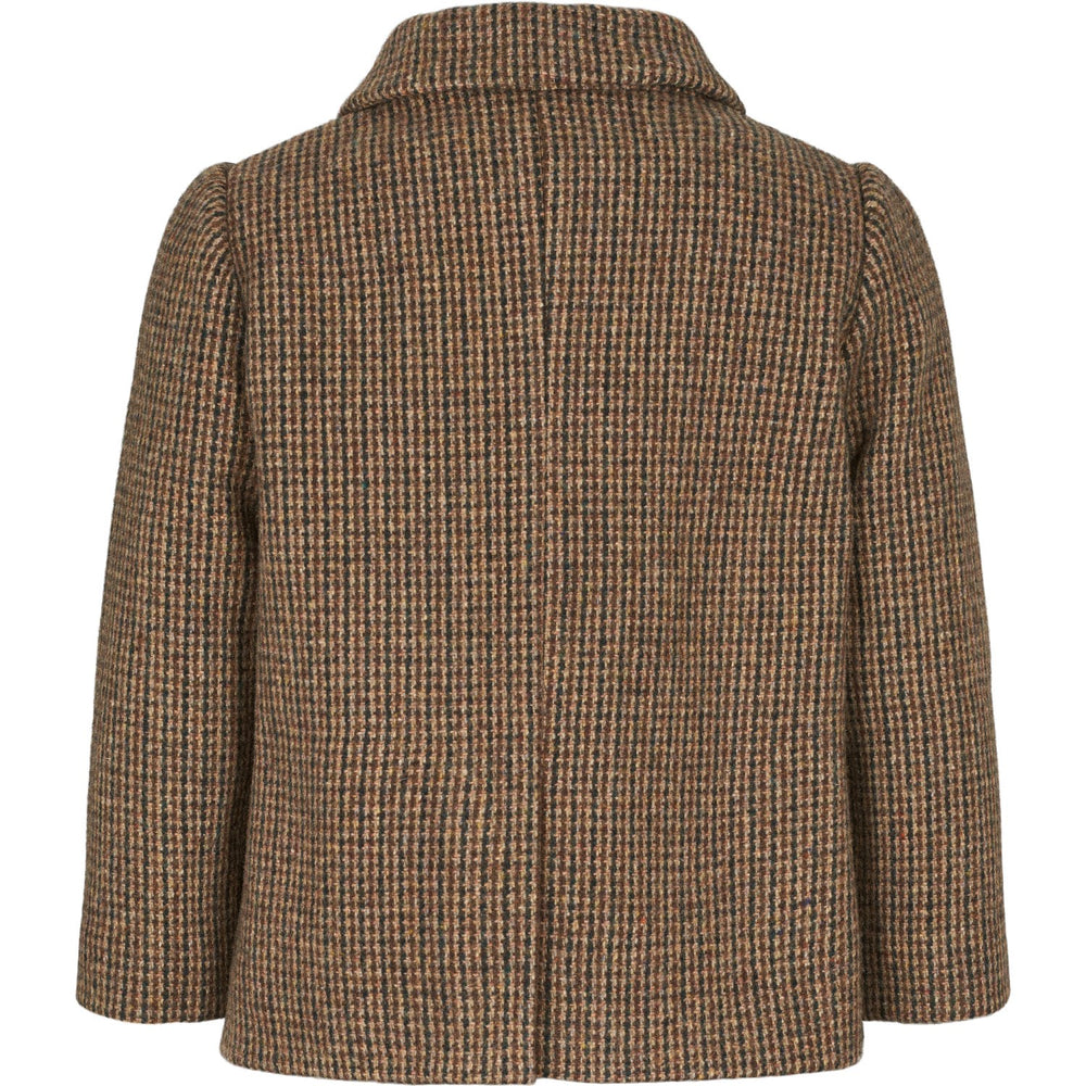 Køb MarMar Wool Check Earthy Check Oval Jakke