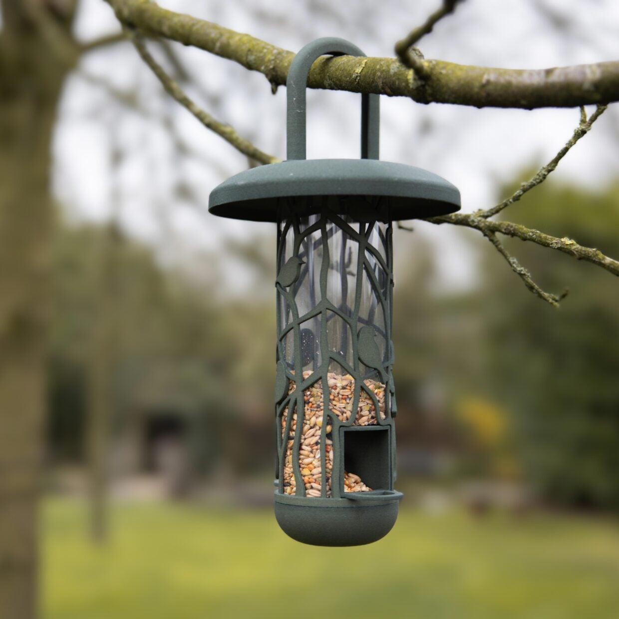 Esschert Design zaadsilo groen D 14,6 H 14,6 cm