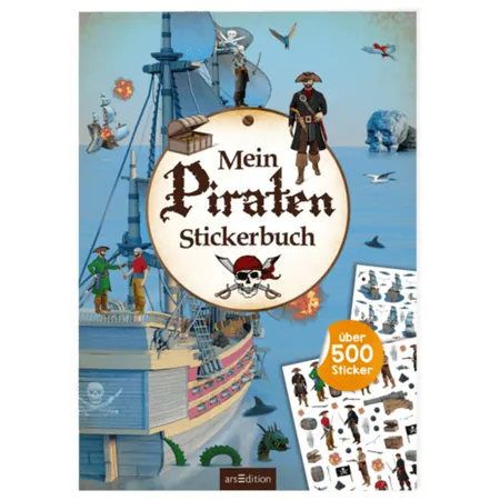 ars Edition Mein Piraten Stickerbuch über 500 Sticker