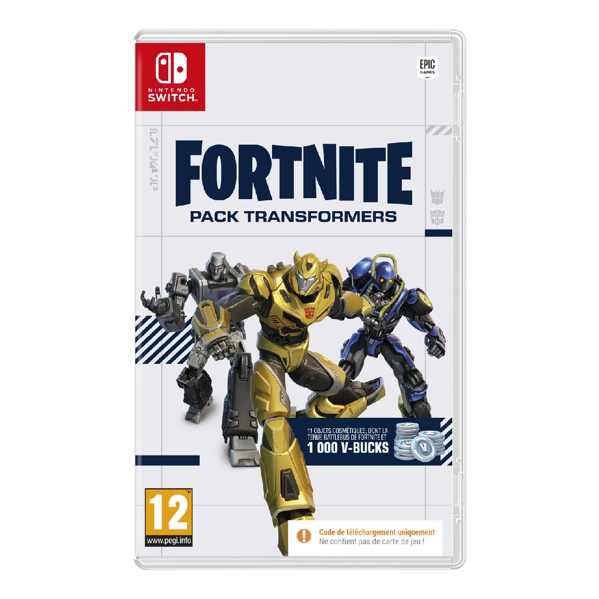 Epic Games Just For Games Fortnite Pack Transformers - Nintendo Switch