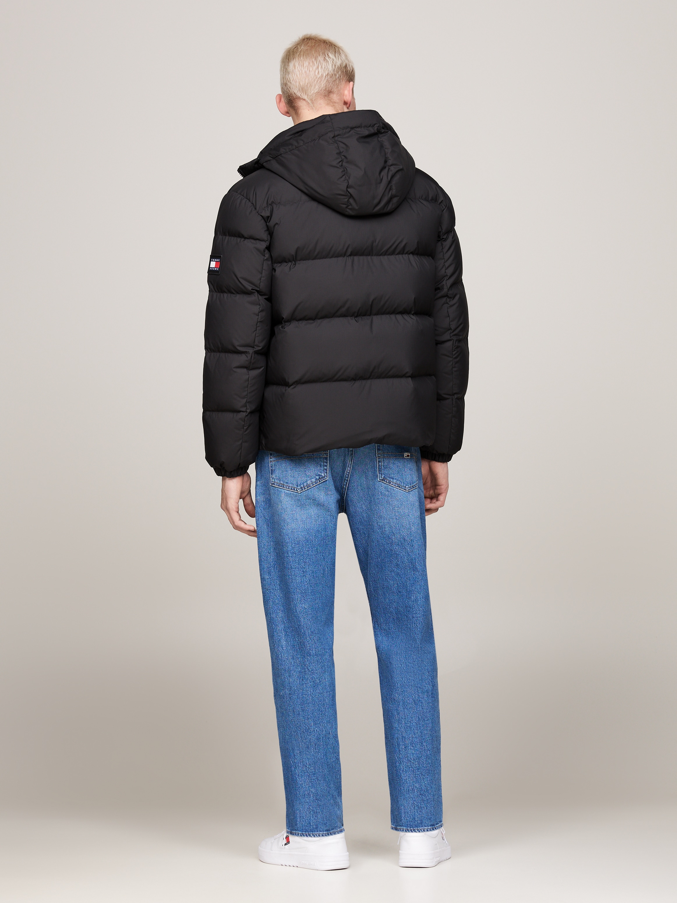 Tommy Jeans Steppjacke »TJM ESSENTIAL DOWN JACKET EXT« mit Kapuze Winterjacke Outdoorjacke Gefüttert 2 in 1 Jacke abnehmbare Kapuze