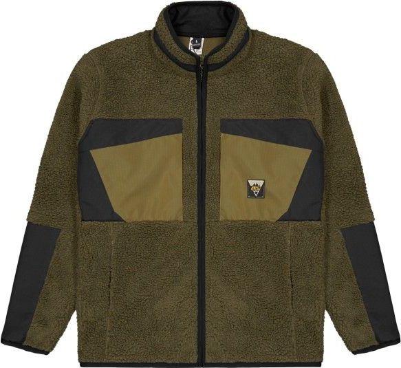 Picture Pmbton Zip Fleece Fleecevest (Heren |olijfgroen)