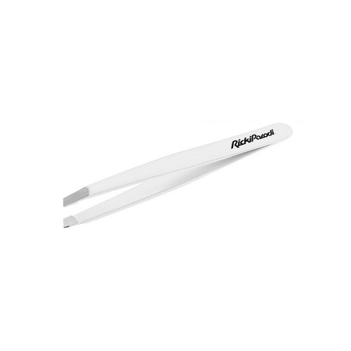RickiParodi Pinça Oblíqua de Inox Branca 9cm