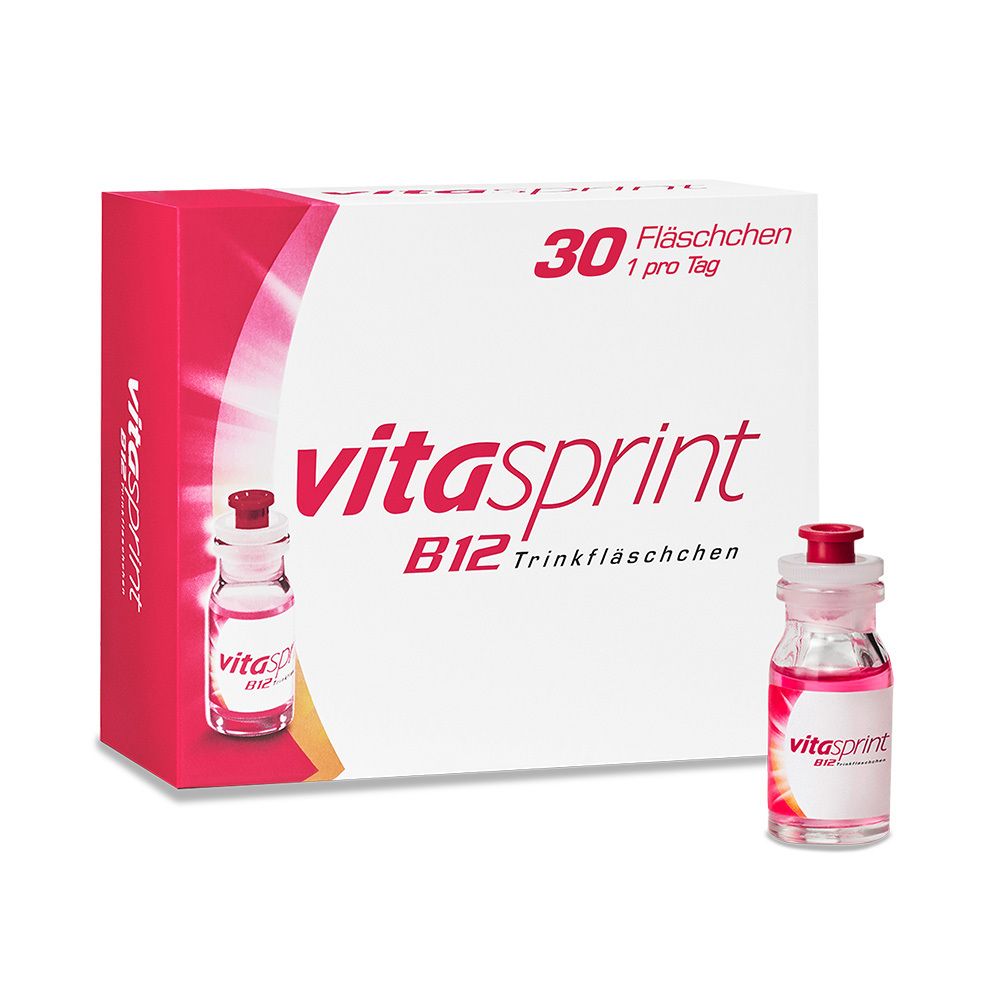 Vitasprint B12 Trinkfläschchen, mit Vitamin B12 für mehr Energie