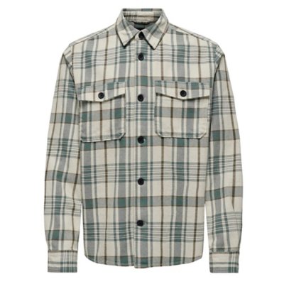 Chemise à manches longues homme Onsmilo Ovr Ctn Check Noos ONLY AND SONS
