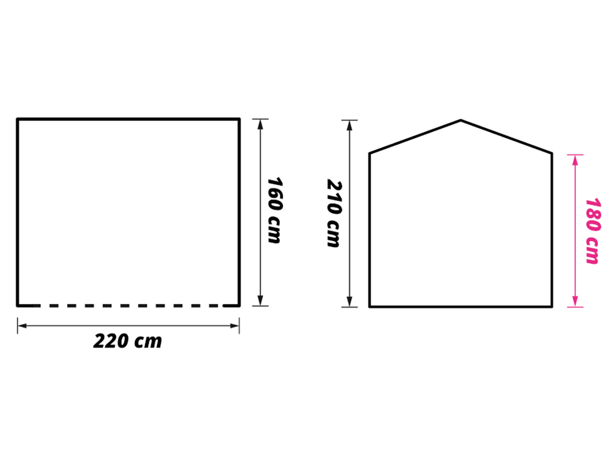 Obelink Barn PVC Easy Air opblaasbare schuurtent