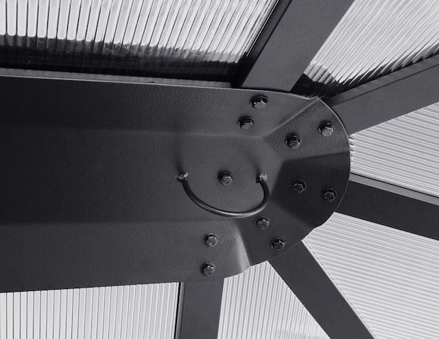 KONIFERA Pavillon »Aruba 2.0« Gestell aus Aluminium, Dach aus Polycarbonat-Stegplatten
