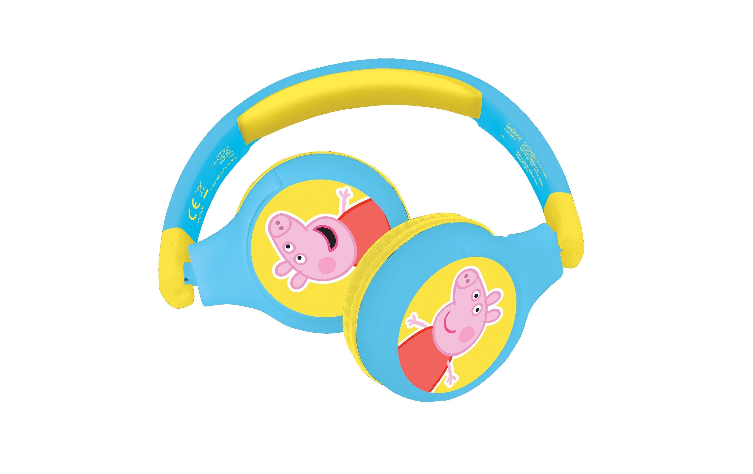 Kinderkopfhörer Peppa Wutz 2-in-1-BluetoothKabelloser Kopfhörer für Kinder