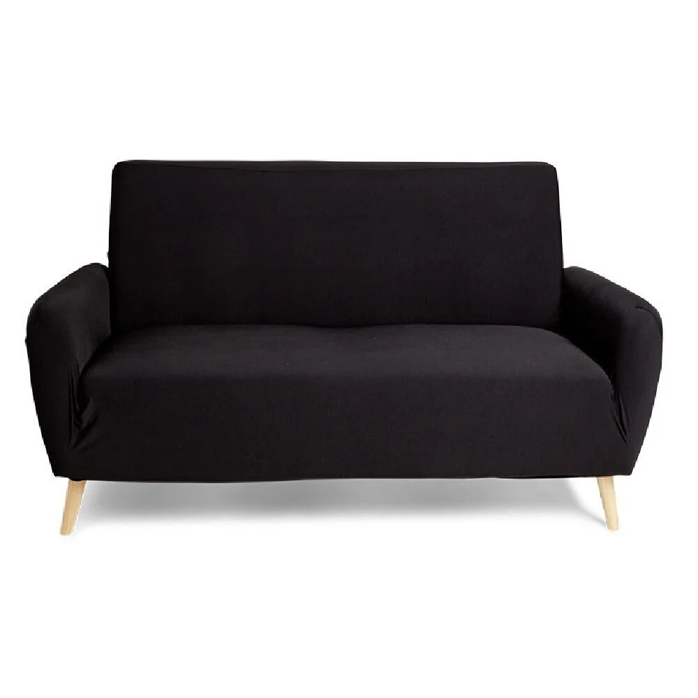 Protège canapé extensible 2 places L145-185cm noir