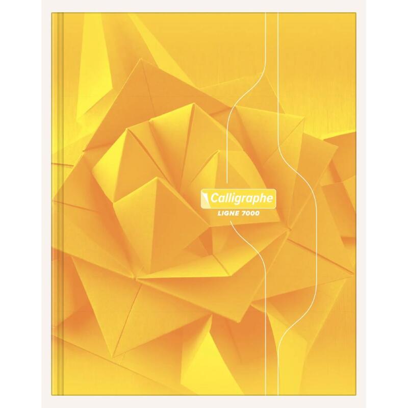 Cahier brochure rembordée rigide 7000 17x22 cm 192 pages petits carreaux 70 g - Assortis
