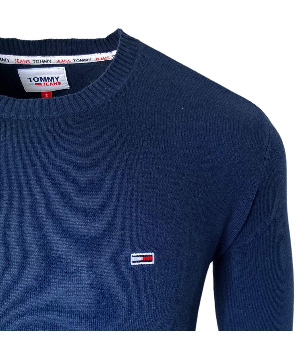 Pull Tommy Jeans homme Pull col rond 7191 bleu marine