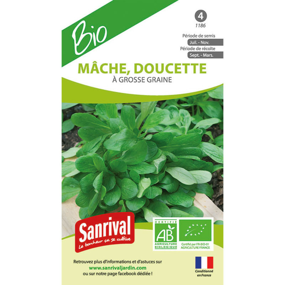Graines de mâche ab bio