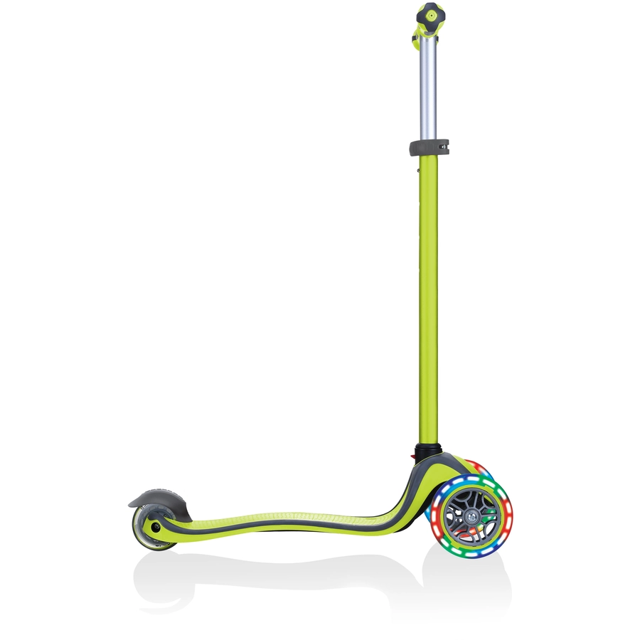GLOBBER GO-UP COMFORT LIGHTS mit Leuchtrollen, lime grün