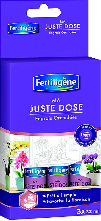 Engrais orchidées Fertilègne Ma juste dose 3 x 30 ml