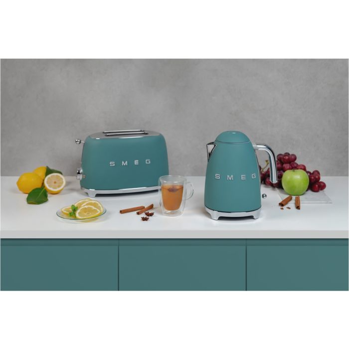 SMEG 2-Schlitz-Toaster 50's Style TSF01EGMEU Emerald Green Matt