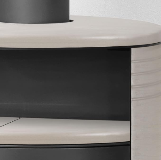 Justus | Kaminofen | Island 5 2.0 | 5 kW | Sandstein, Stahl Schwarz
