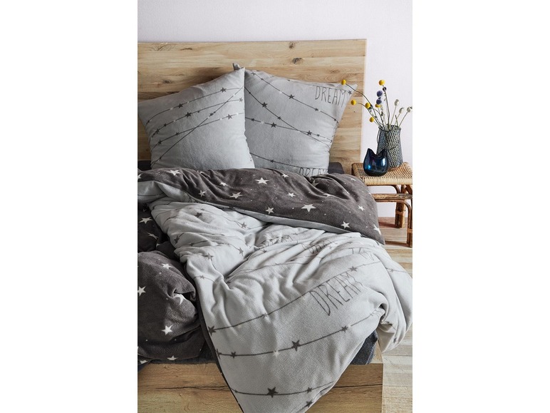 Fleece dekbedovertrek 140 x 200