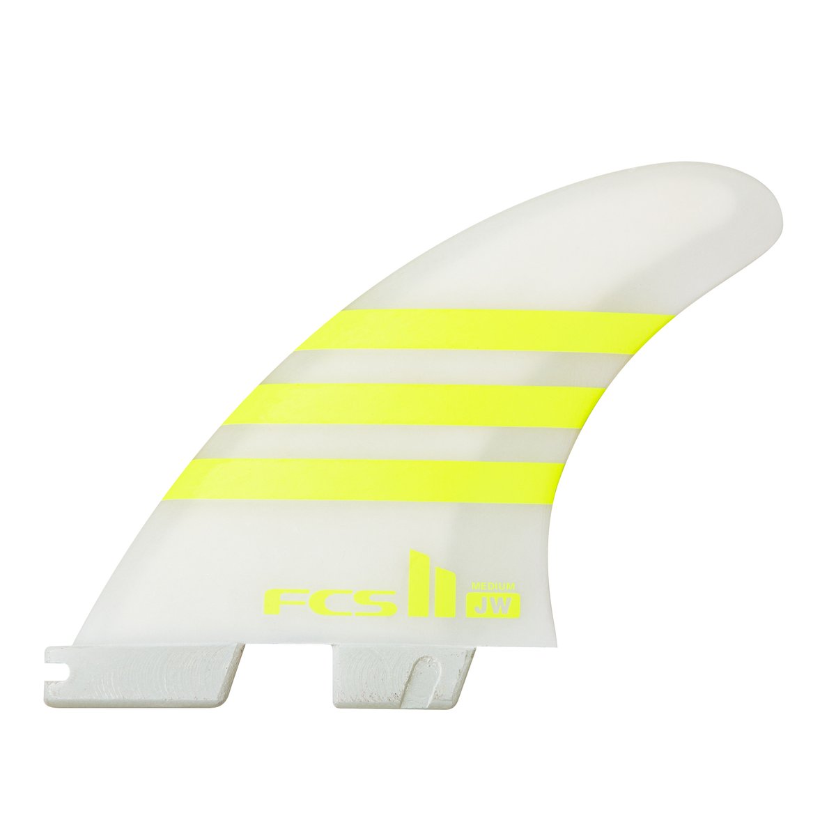 FCS FCS II JW PC Acid/White - Medium Thruster