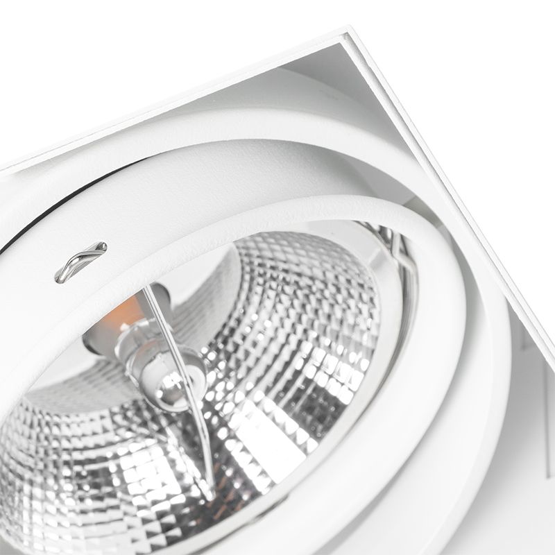 Inbouwspot wit GU10 AR111 trimless verstelbaar - Oneon