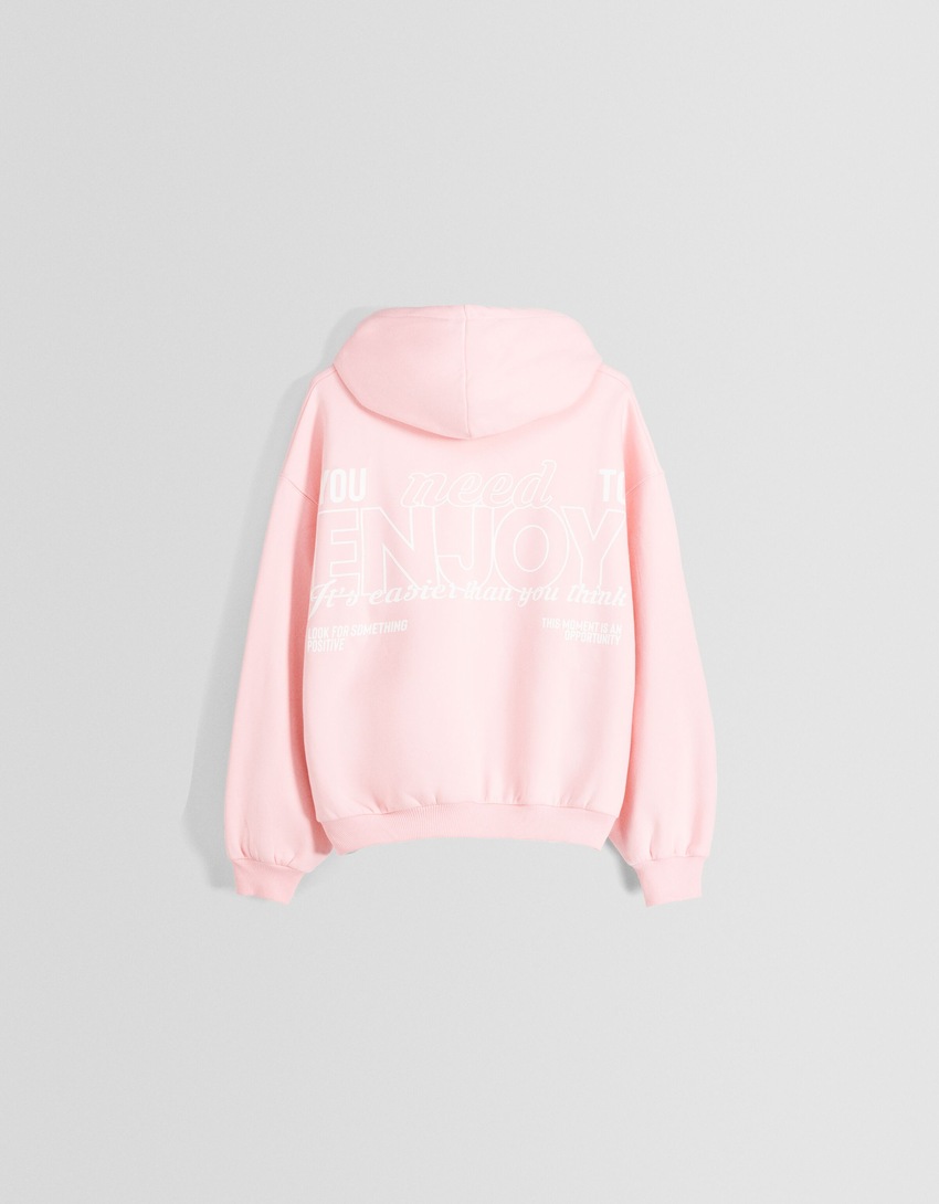 Moletom oversized estampado