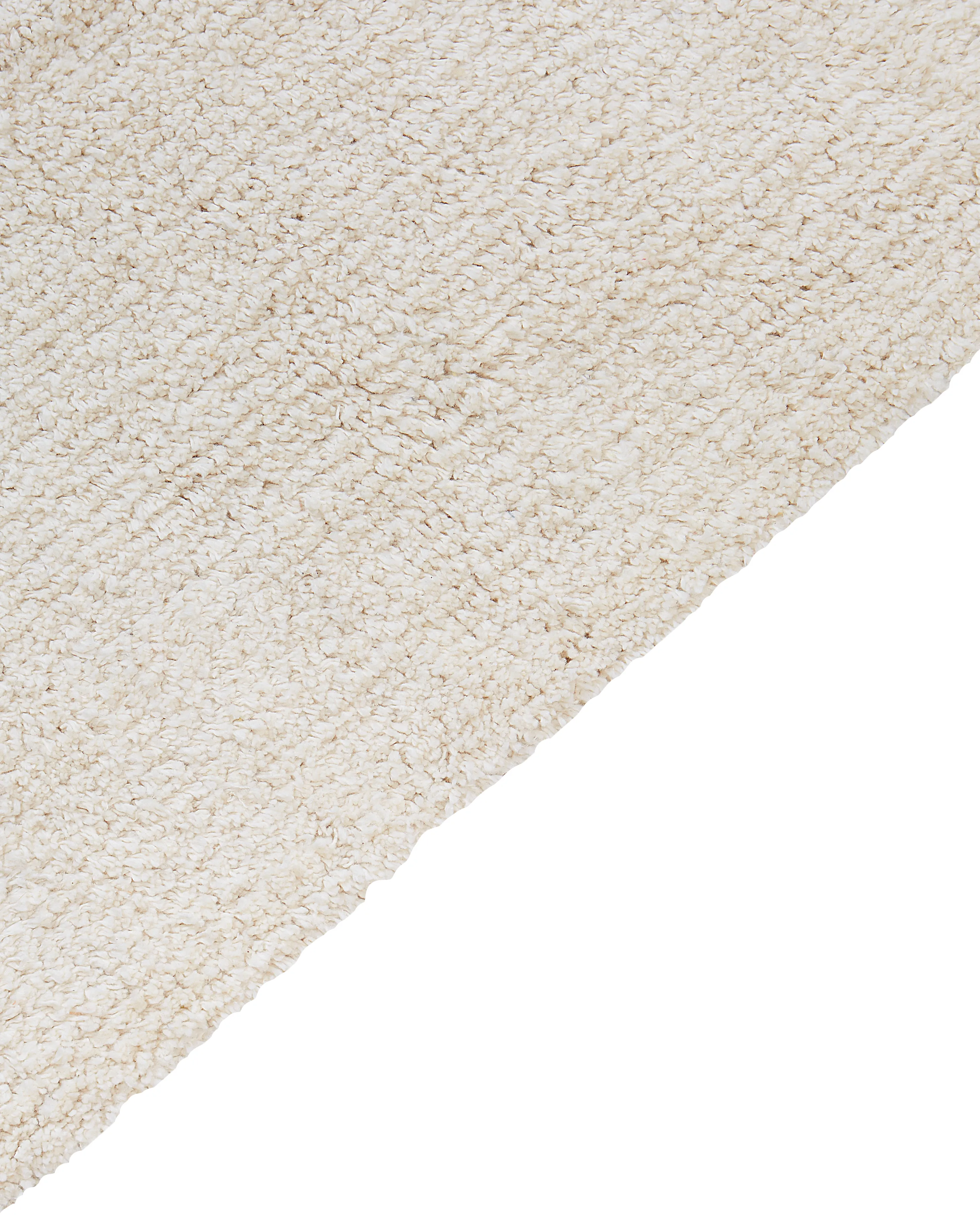 Kindervloerkleed KHIDARI Mosterdgeel Gebroken wit 140 x 200 cm Katoen