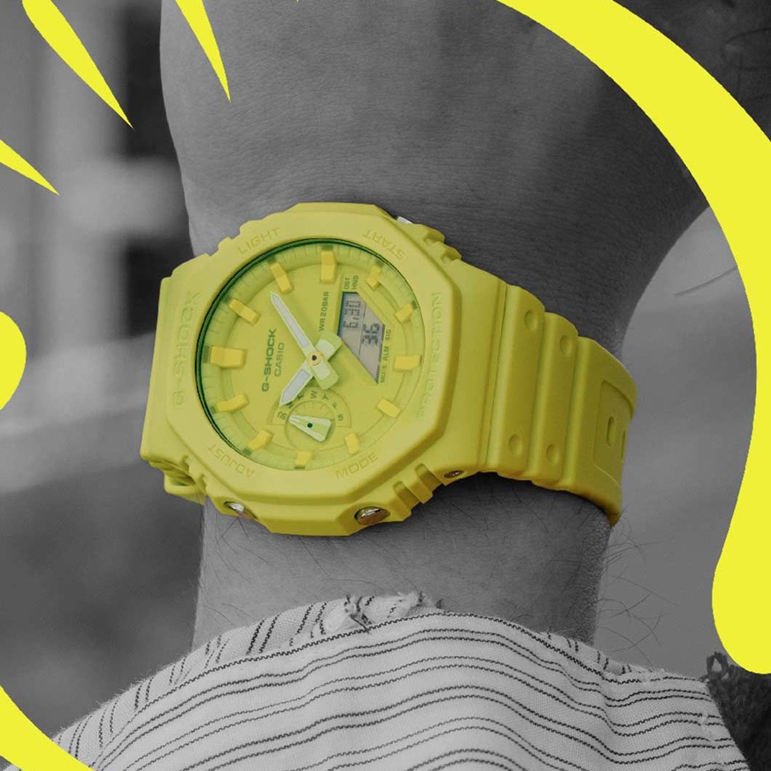 Casio G-Shock Classic Tone on Tone Yellow