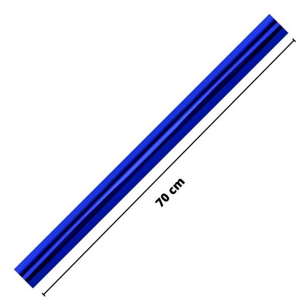 Rolo Papel Embrulho Azul Metalizado 150x70cm