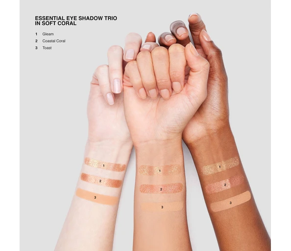 Bobbi Brown Essential Eyeshadow Trios LidschattenpaletteSoft Coral