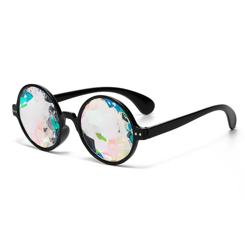 Photo Booth Kaleidoskop Party Brille Fotorequisite Steampunk Sonnenbrille Verkleidungs Accessoire - Regenbogen