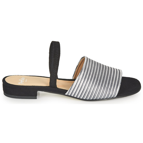 Perlato - 11117-YORK-ARGENT-CAM-NOIR Negro / Plateado