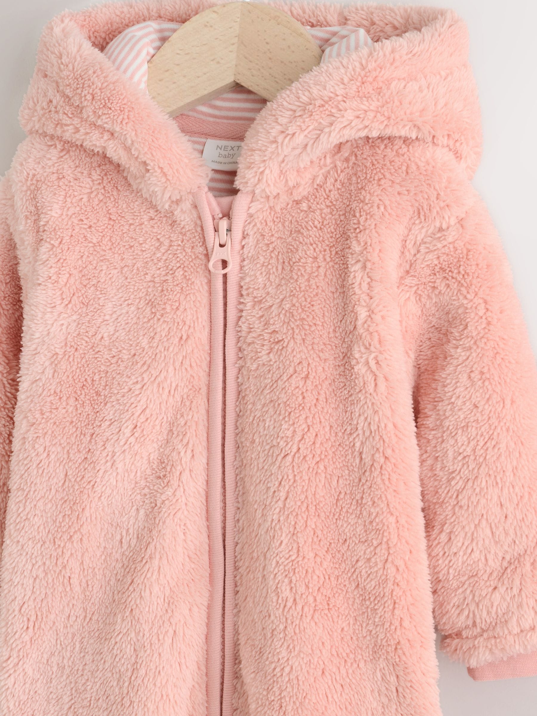 Roze - Baby kinderwagenpak van fleece (0mnd -2jr)