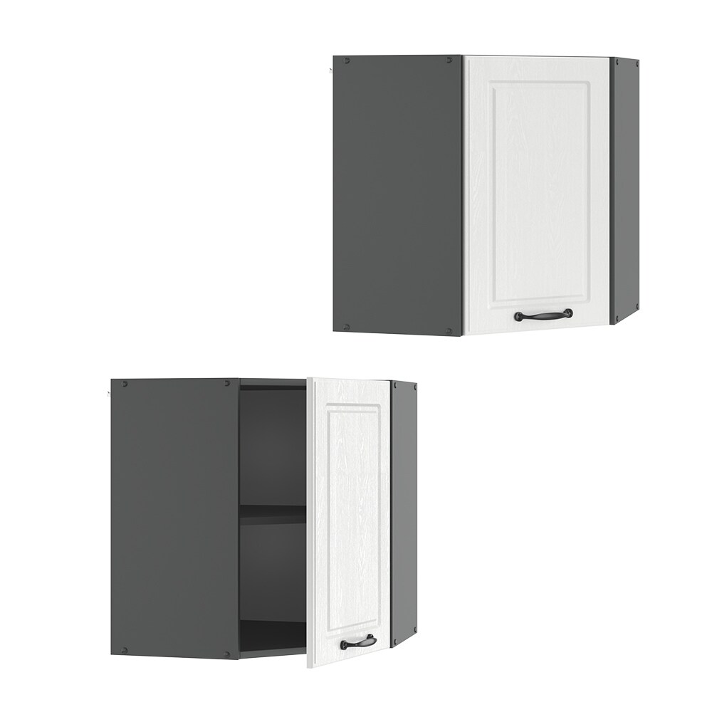 Vicco Eckhängeschrank 57 cm Anthrazit Küchenschrank Hängeschrank Küchenzeile R-Line