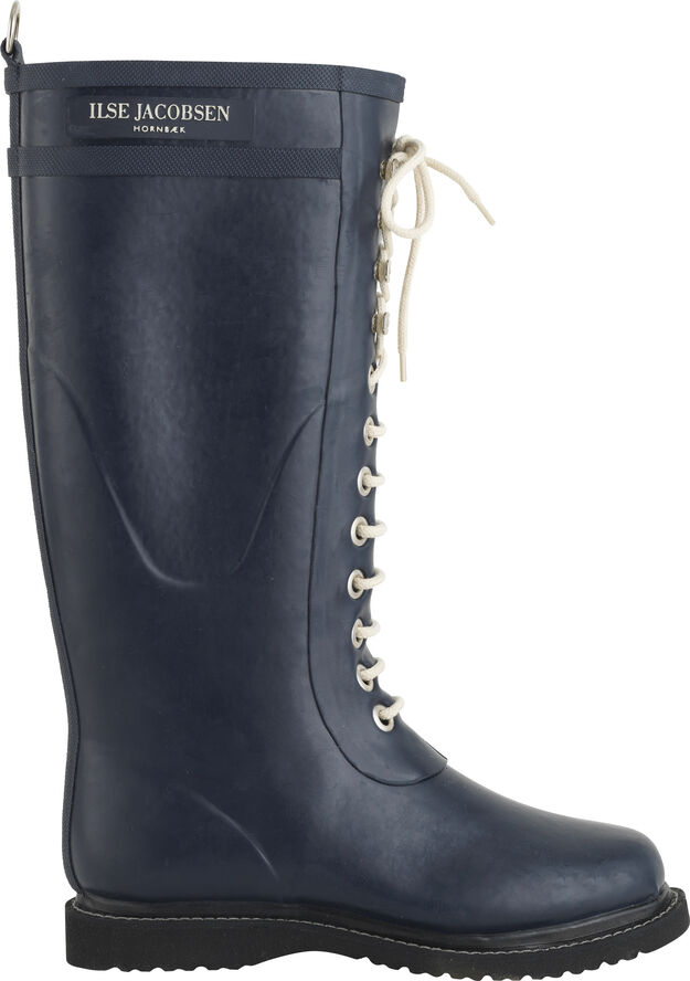 ILSE JACOBSEN long rubberboots Blå