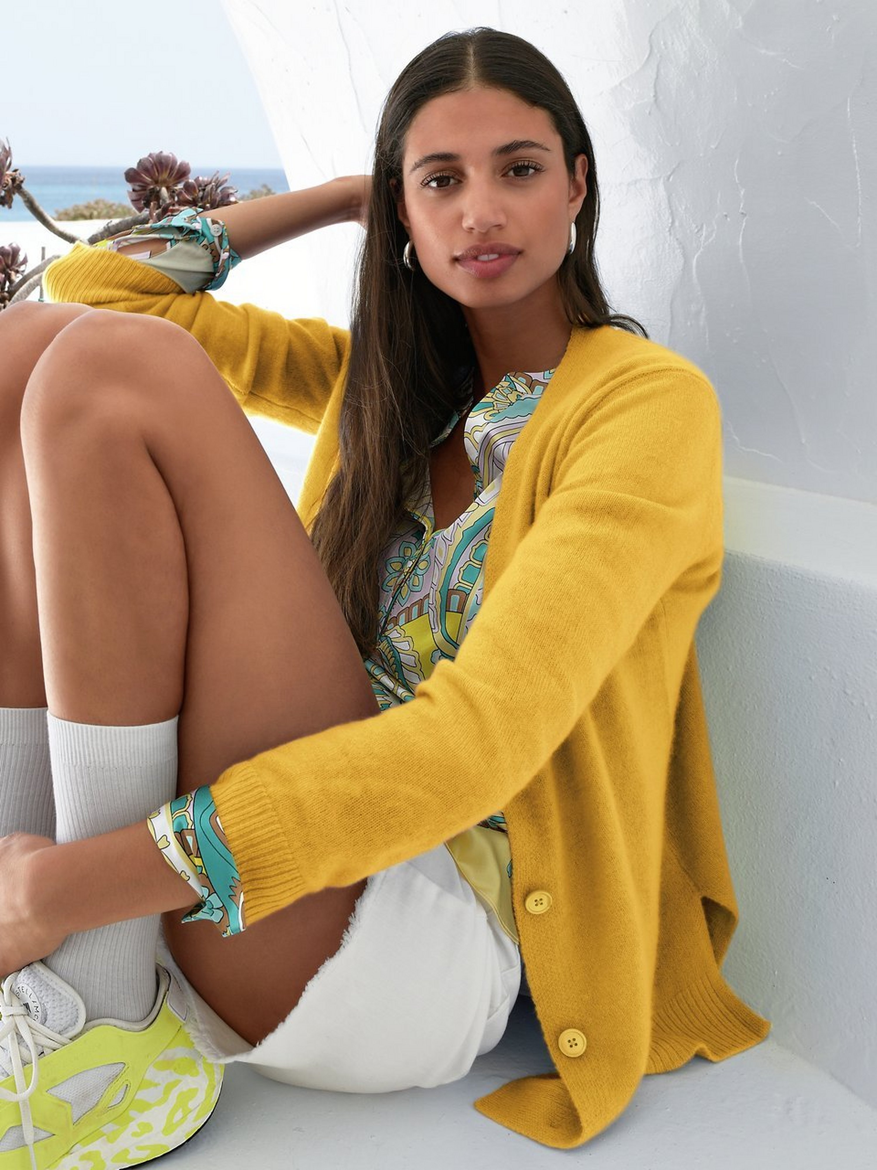 Strickjacke mit 1/1-Arm