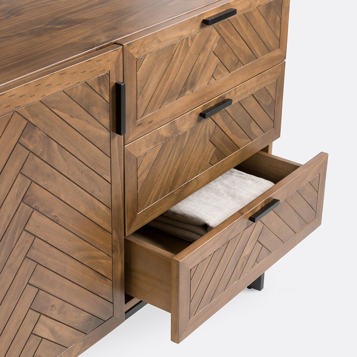 LA REDOUTE INTERIEURS<br>Aparador com 1 porta e 3 gavetas, Nottingham