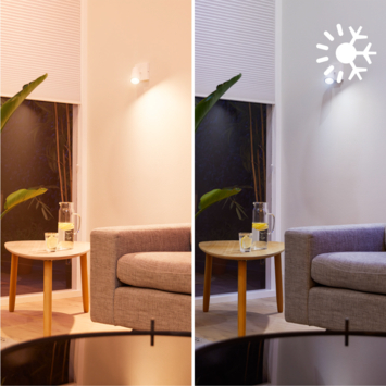 Philips smart LED spot GU10 50 W dimbaar 2 stuks