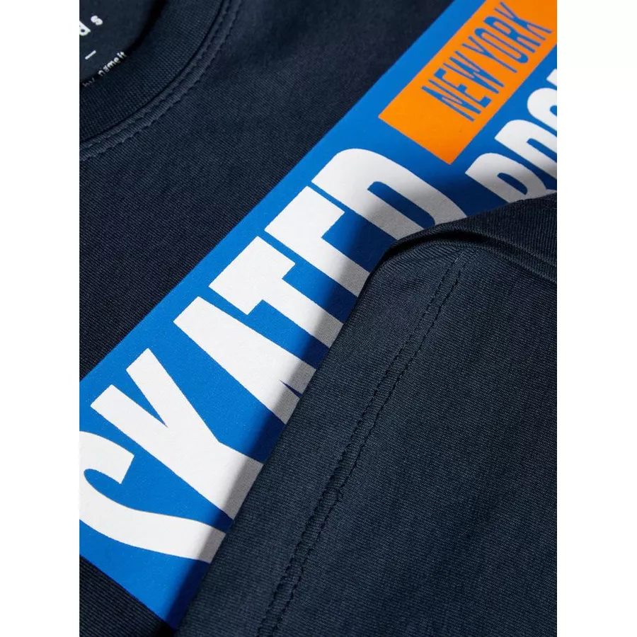 name it T-Shirt Nbmhebom dark sapphire