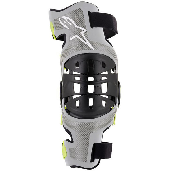 Alpinestars - Orthèse de genou Bionic-7 - Paire Gris / Jaune fluo