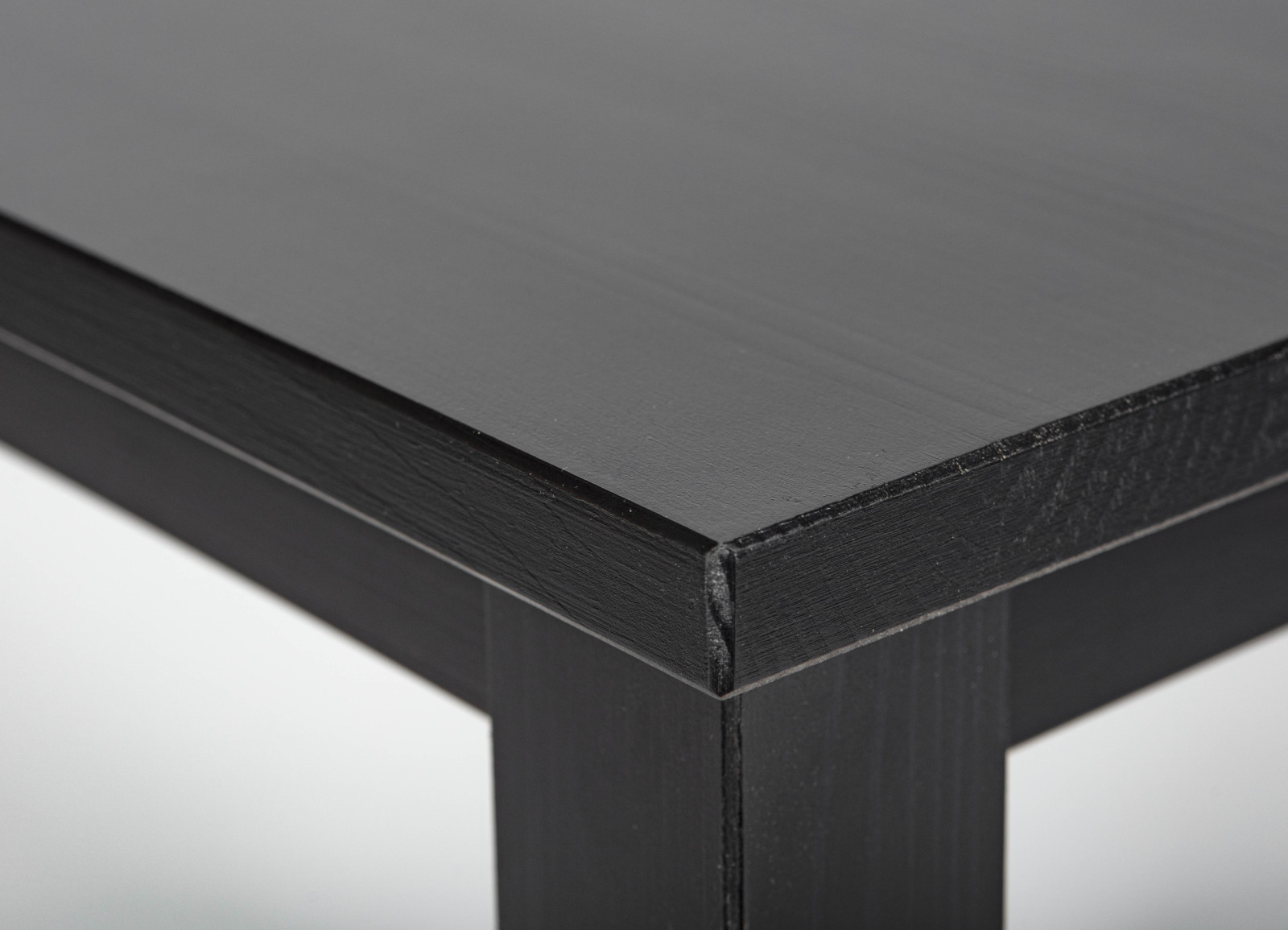 Beistelltisch HILTWIN - schwarz - Kiefer massiv - 45 cm