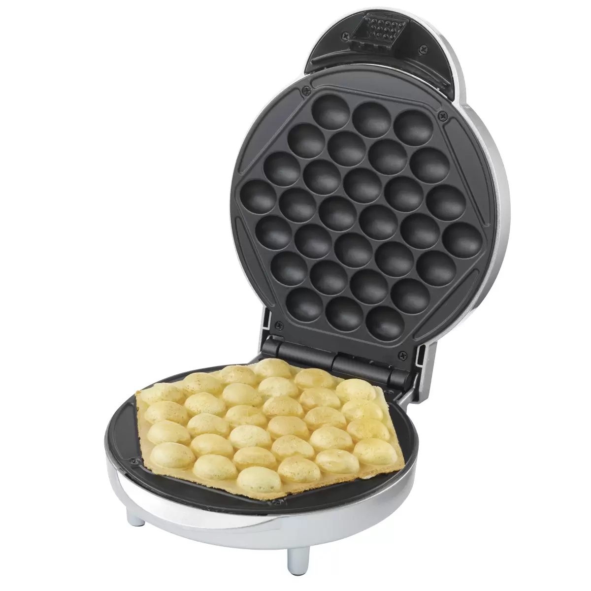 Bubble WaWaffle Maker Trebs Silber
