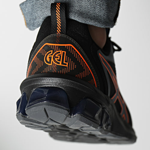 Baskets Gel Quantum 90 IV 1201A764 Black Shocking Orange