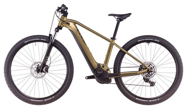 VTT Électrique Semi-Rigide Cube Reaction Hybrid Performance 625 Shimano Cues 9V 625 Wh 29'' Or Lime 2025