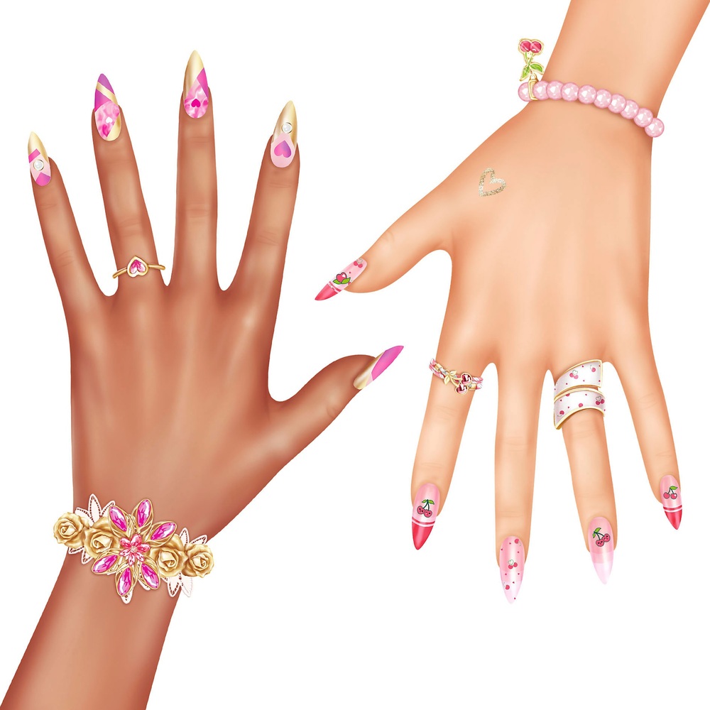 TOPModel Gestalte dein eigenes Handdesign-Malbuch