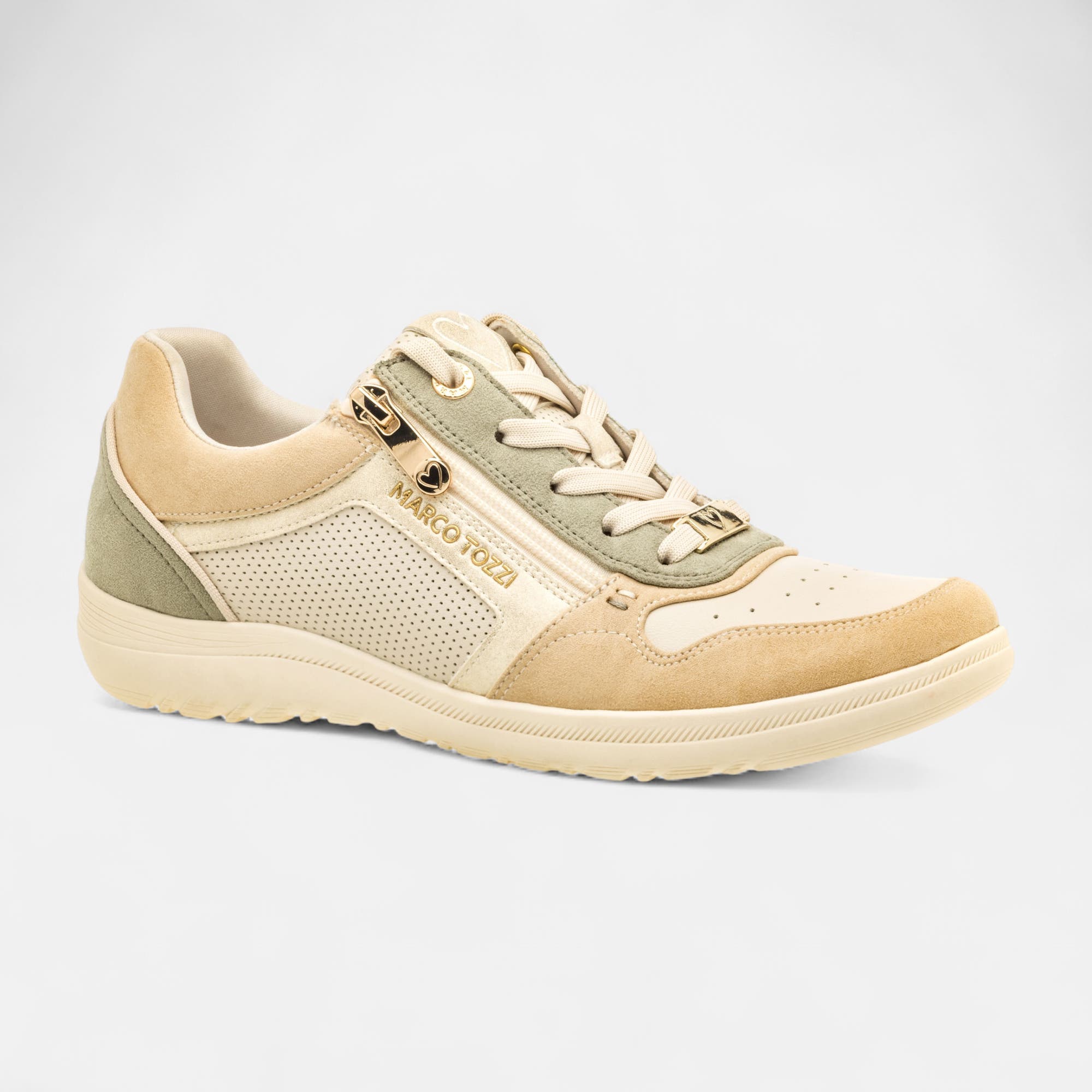 Baskets basses Femme vert clair
